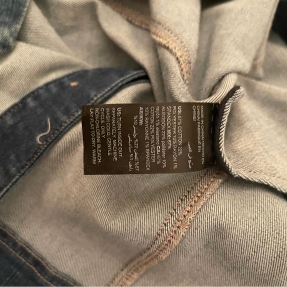 WHBM Denim Dress -size 6 Blue NWT - Picture 10 of 10